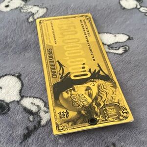 Sprayground Yellow Currency Tag
